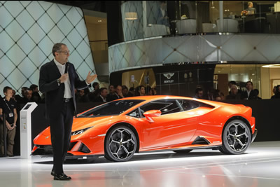 Lamborghini Aventador SVJ Roadster and Huracan EVO Spyder 